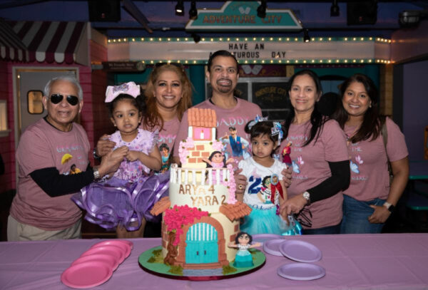 Arya and Yara's Birthday Party at Adventure City, Ca.