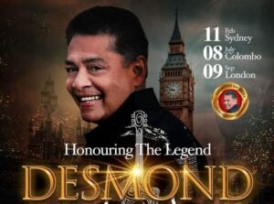 Honouring Desmond in Colombo & London