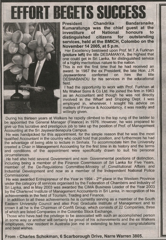 REMEMBERING DESHAMANY TONY FURKHAN ON HIS 88TH BIRTHDAY MARCH 18 2023