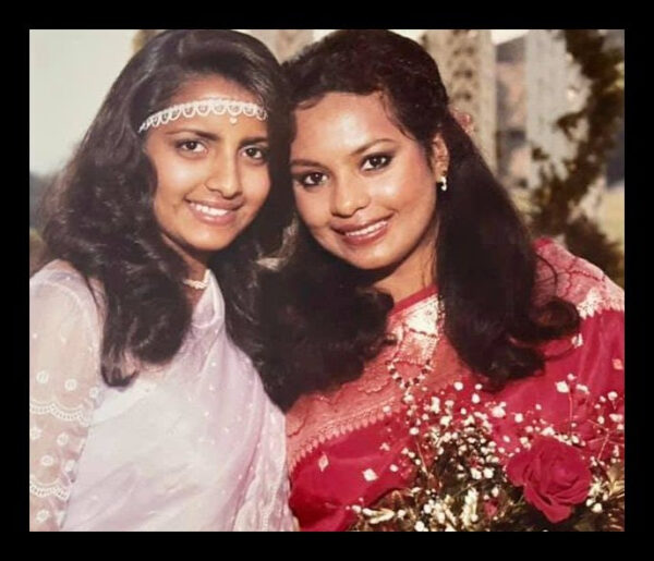 Samantha Weerasinghe Gunther and Thaminie Weerasinghe Perera - Cousins in California