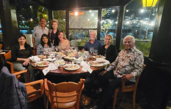 We won and lost at the craps table!