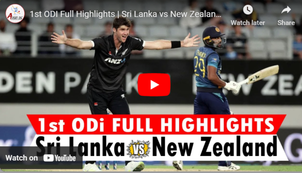 Sri Lanka vs New Zealand