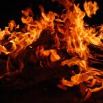 Flames on Nile