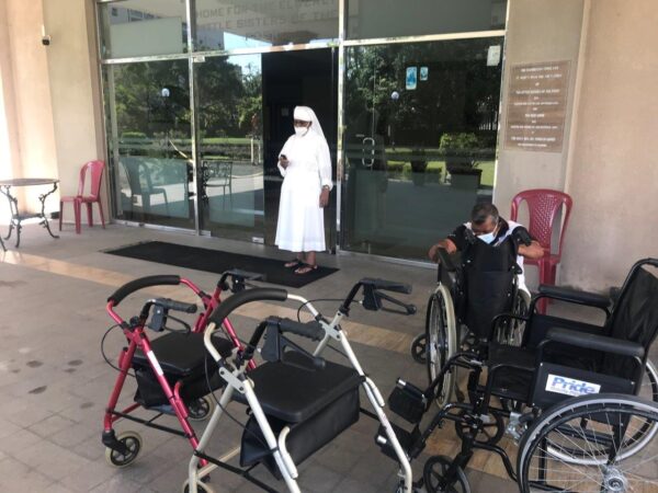 Photos of Wheelchairs sent to Sri Lanka from Well Wishes from Brisbane. Co-ordinated by Jeremy Prichard