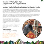 victor melder lecture Sunday 30 April, 3pm-4pm - Clayton Hall, 264 Clayton Road