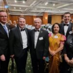 Photo with the Lord Mayor of Brisbane at The King’s Coronation Dinner in Brisbane