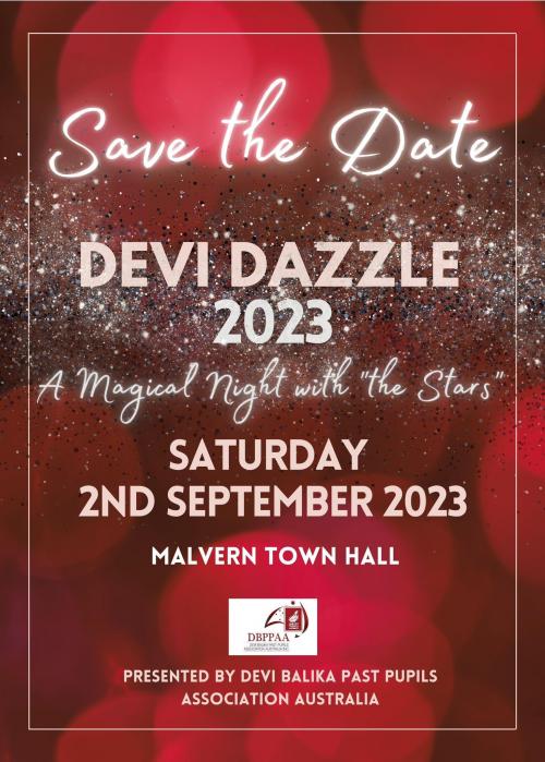 Devi Dazzle 2023 - Saturday 2nd September 2023 - 6.30 pm ( Melbourne Event )