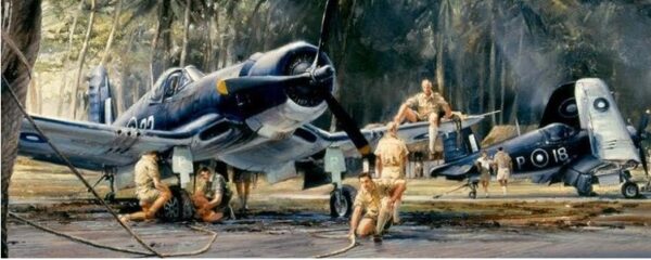 Close-up detail from Robert Taylor’s painting-eLanka