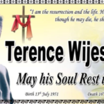 DEMISE OF TERENCE WIJESOORIYA FOREMELY OF OMAN TELECOMMUINACTIONS FINANCE DEPARTMENT - eLanka