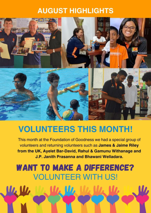 Foundation of Goodness Newsletter- August 2023 - eLanka