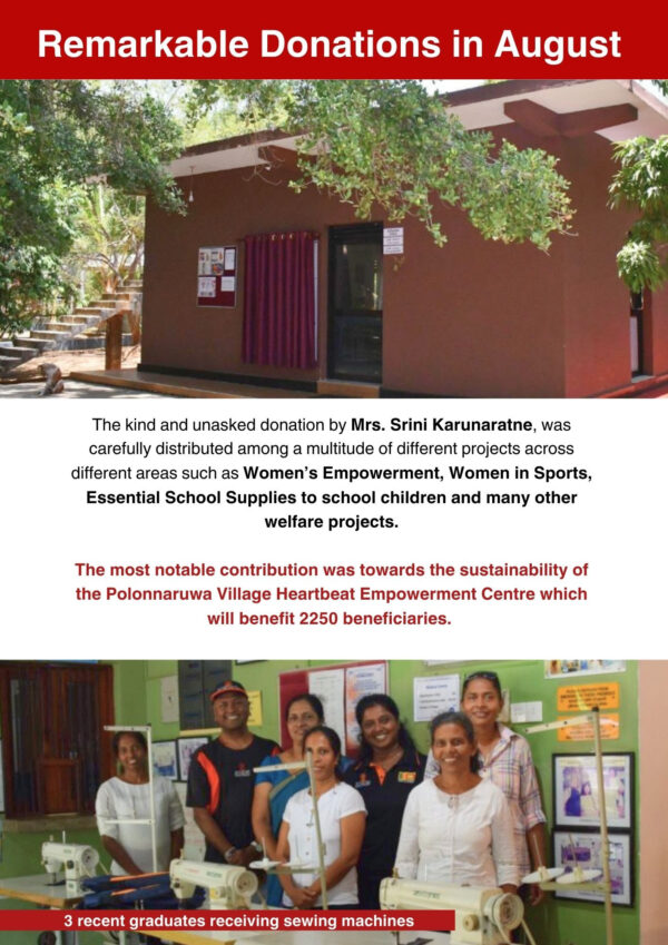 Foundation of Goodness Newsletter- August 2023 - eLanka