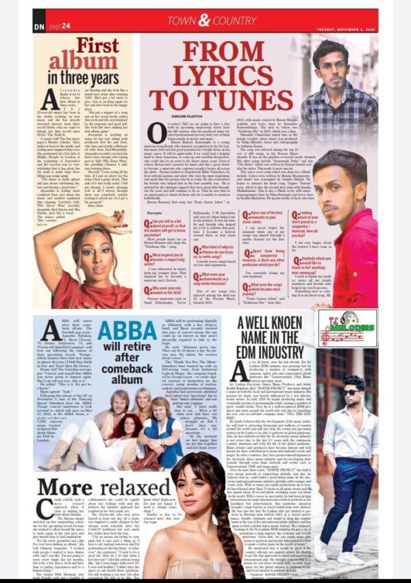 RUWAN KUMARA ALREADY A SHINING SINGING STAR - By Sunil Thenabadu