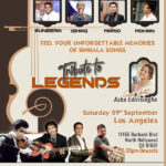 Tribute to Legends - 9th September - 6.30 PM ONWARDS ( Events In Los Angeles )