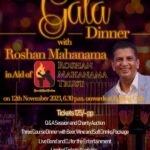 Gala Dinner with Roshan Mahanama - 12th November 2023 - 6.30 PM ONWARDS ( Sydney Event ) - eLanka