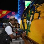 ICC introduces ‘Cricket’s Greatest Canvas’ with Padma Shri Indian painter Paresh Maity to immortalise the biggest Cricket World Cup – Article Courtesy of ICC. © ICC 2023 (media contact; Trevine Rodrigo – ICC approved media partner) - eLanka