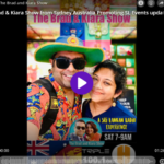 The Brad & Kiara Show from Sydney Australia Promoting SL Events update from The Nalandians in Sydney by Ash Guruge - eLanka