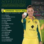 Australian Women's squad for CommBank Tour of India - eLanka (2)