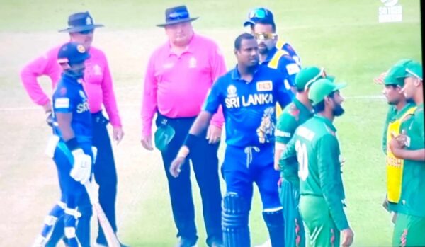 Bangladesh and questionable umpiring make for a sad day in cricketing history.  Sr Lanka bow out of World Cup. - BY TREVINE RODRIGO IN MELBOURNE.  (Elanka Sports Editor).