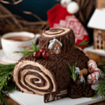 Christmas Yule Log Cake - elanka