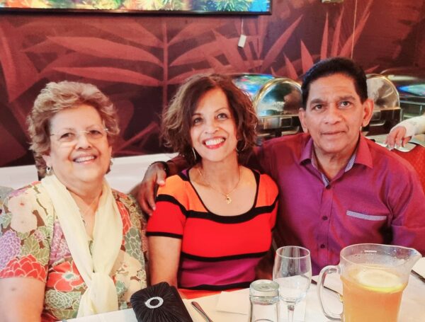 Christmas party at the Walawwa with Noeline Honter and Sohan Weerasinghe from Sri Lanka with Andrea Marr and popular band Ebony - by Trevine Rodrigo (eLanka)
