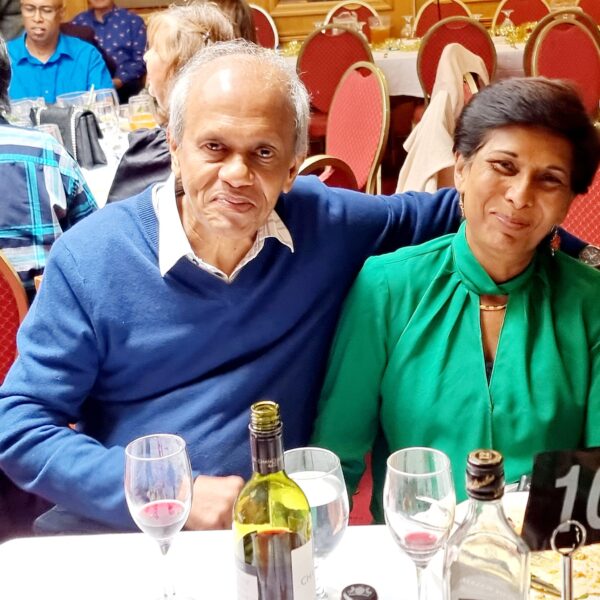 Christmas party at the Walawwa with Noeline Honter and Sohan Weerasinghe from Sri Lanka with Andrea Marr and popular band Ebony - by Trevine Rodrigo (eLanka)