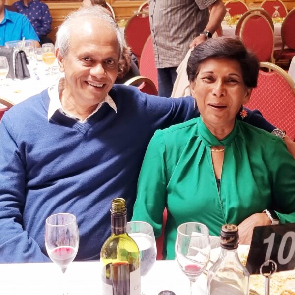 Christmas party at the Walawwa with Noeline Honter and Sohan Weerasinghe from Sri Lanka with Andrea Marr and popular band Ebony - by Trevine Rodrigo (eLanka)