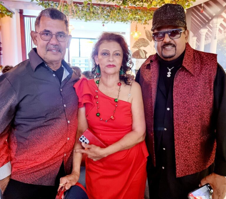 Christmas party at the Walawwa with Noeline Honter and Sohan Weerasinghe from Sri Lanka with Andrea Marr and popular band Ebony – by Trevine Rodrigo (eLanka)