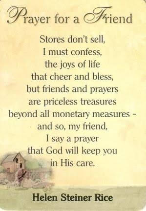 Prayer for a friend