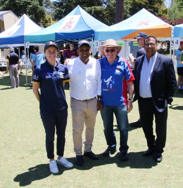 The Governor-General and Mrs Hurley, at Canberra Grammar School for the DreamCricket Gala Day - by Johann Dias Jayasinha