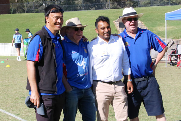 The Governor-General and Mrs Hurley, at Canberra Grammar School for the DreamCricket Gala Day - by Johann Dias Jayasinha
