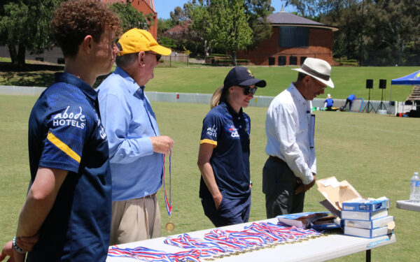 The Governor-General and Mrs Hurley, at Canberra Grammar School for the DreamCricket Gala Day - by Johann Dias Jayasinha