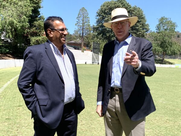 The Governor-General and Mrs Hurley, at Canberra Grammar School for the DreamCricket Gala Day - by Johann Dias Jayasinha