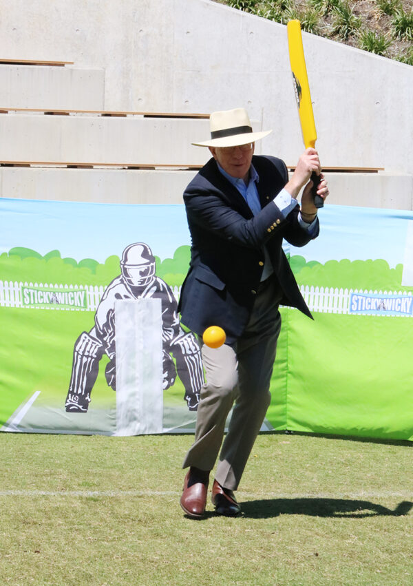 The Governor-General and Mrs Hurley, at Canberra Grammar School for the DreamCricket Gala Day - by Johann Dias Jayasinha