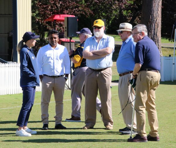 The Governor-General and Mrs Hurley, at Canberra Grammar School for the DreamCricket Gala Day - by Johann Dias Jayasinha