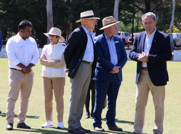 The Governor-General and Mrs Hurley, at Canberra Grammar School for the DreamCricket Gala Day - by Johann Dias Jayasinha
