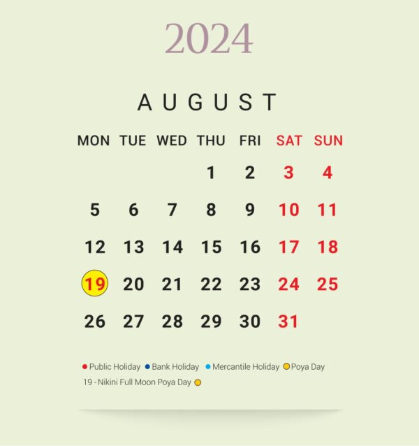 BoC Calendar 2024