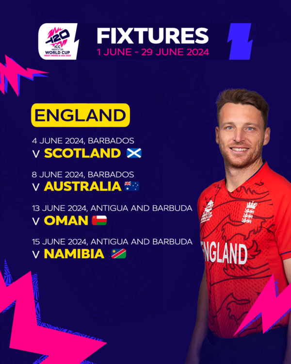 Fixtures revealed for historic ICC Men's T20 World Cup 2024 in West Indies and the USA – Sent by ICC media partner – By Trevine Rodrigo (eLanka Sports editor)