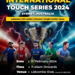 International Touch Series 2024 - 3rd February - 11.45 AM ONWARDS ( Sydney Event )