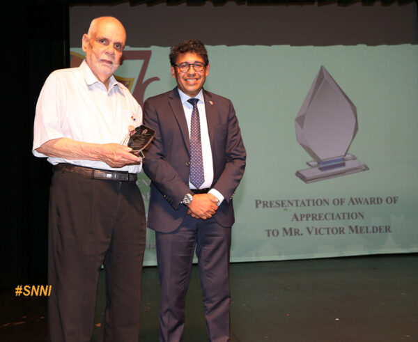 Victor Melder – Sri Lanka Independence Commemoration event in Melbourne - Award to Victor Melder For His Services to the Community and Sri Lanka in Australia.
