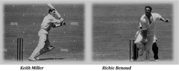 Keith Miller  Richie Benaud