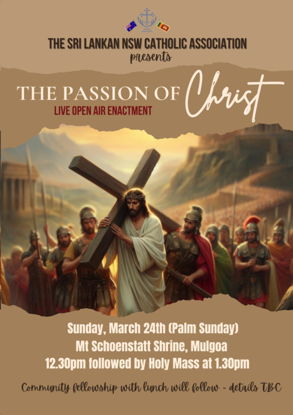 Palm Sunday 24th March 2024 at Mulgoa. Holy Mass & Enactment of the Passion of Christ