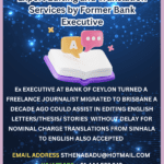 Expert Editing and Translation Services by Former Bank Executive Sunil thenabadu (2)