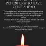 IN LOVING MEMORY - MASS FOR THE PETERITES WHO HAVE GONE AHEAD – Sunday 7th July 2024 (Melbourne event)