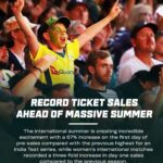 Record 67% increased in demand for Border-Gavaskar Tests Tickets on opening day of sales in Australia