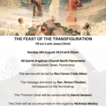 The Feast of the Transfiguration of our Lord Jesus Christ – 2024 - 4th of August at 6:30 pm ( Sydney Event )