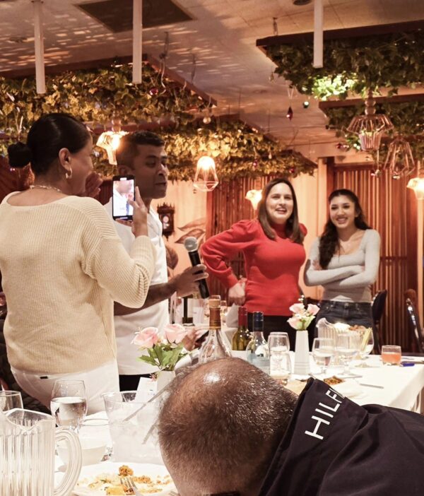 A cold and frosty night in Melbourne failed to overcome the warmth of the birthday celebration of Suresh De Cruze at the popular Walawwa. - By Trevine Rodrigo