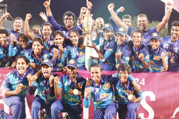 Sri Lanka women’s crowning moment of glory as they grab the Asia Cup. 