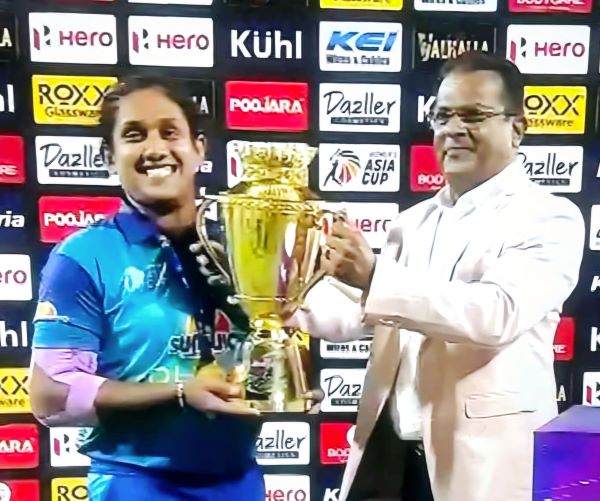 Sri Lanka women’s crowning moment of glory as they grab the Asia Cup. 