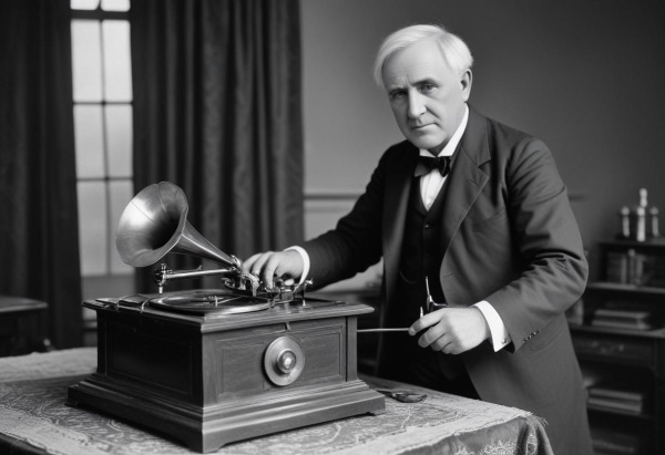 The marvels of captured sound – Edison’s phonograph