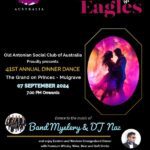 Old Antonian Social Club of Australia Inc. - Dance with Eagles - 07 SEPTEMBER 2024